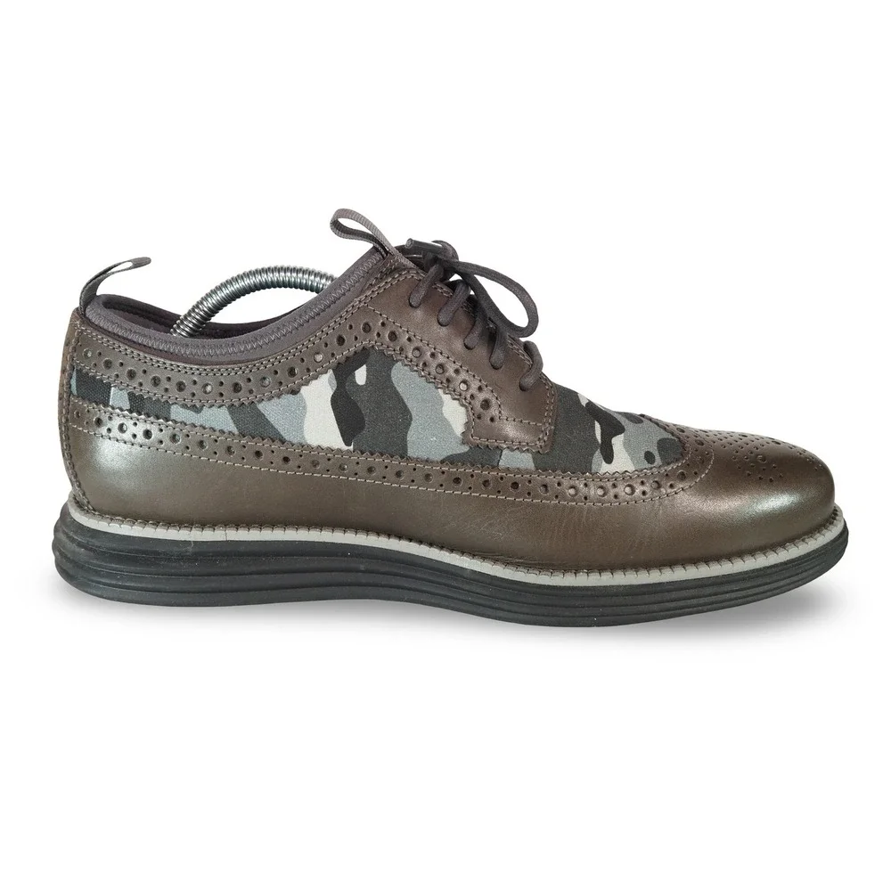 Cole Haan OriginalGrand Longwing‎ Oxford Men 10M Brown Camo Leather C36523